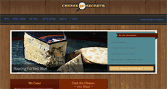 Desktop Screenshot of cheesesecrets.com