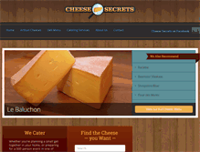 Tablet Screenshot of cheesesecrets.com